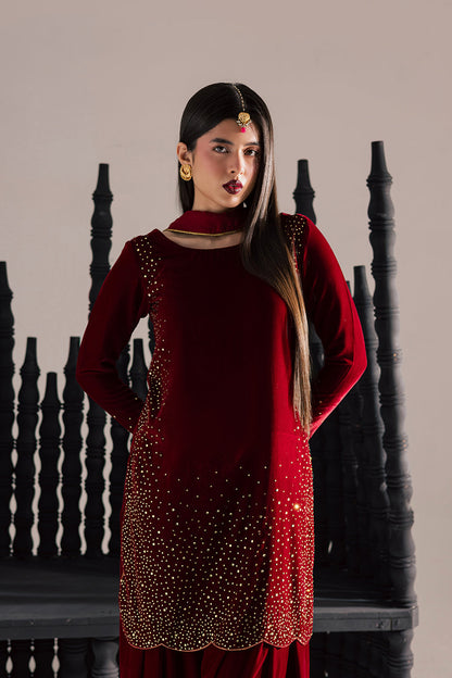 Vanya | Velvet Muse | KV-61 by Vanya - Designer Dress - Type : Ladies Clothes - Available at Saira Sultan - 100% Original 