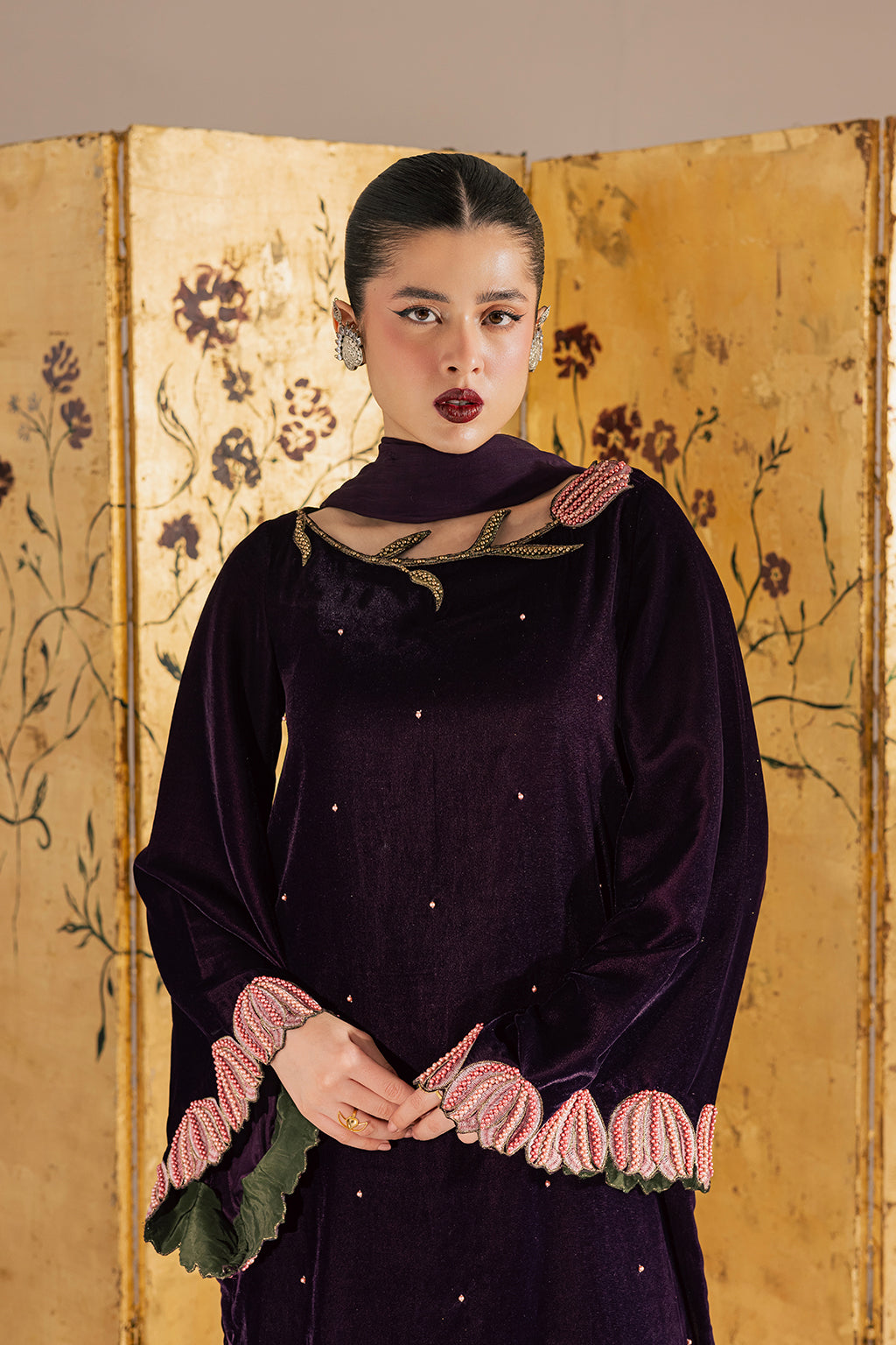 Vanya | Velvet Muse | KV-59 by Vanya - Designer Dress - Type : Ladies Clothes - Available at Saira Sultan - 100% Original 