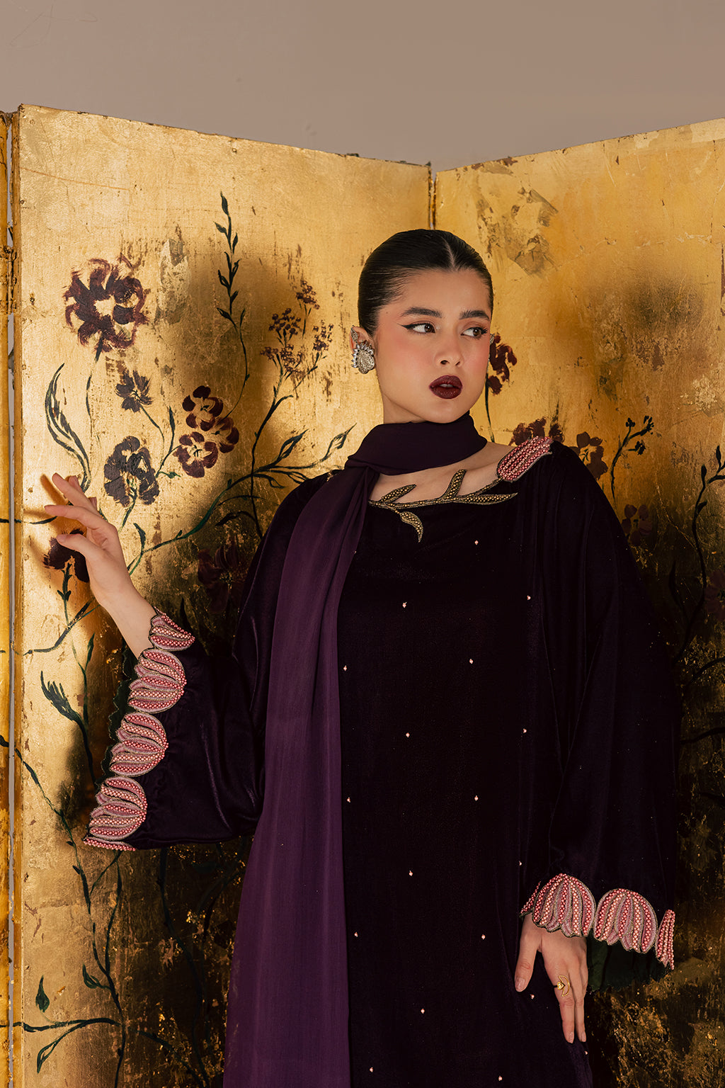 Vanya | Velvet Muse | KV-59 by Vanya - Designer Dress - Type : Ladies Clothes - Available at Saira Sultan - 100% Original 