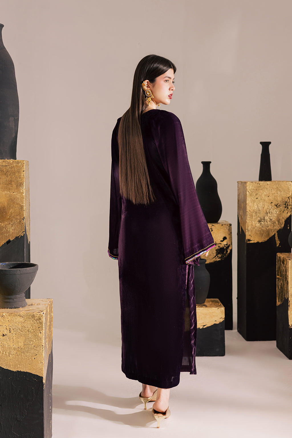 Vanya | Velvet Muse | KV-63 by Vanya - Designer Dress - Type : Ladies Clothes - Available at Saira Sultan - 100% Original 