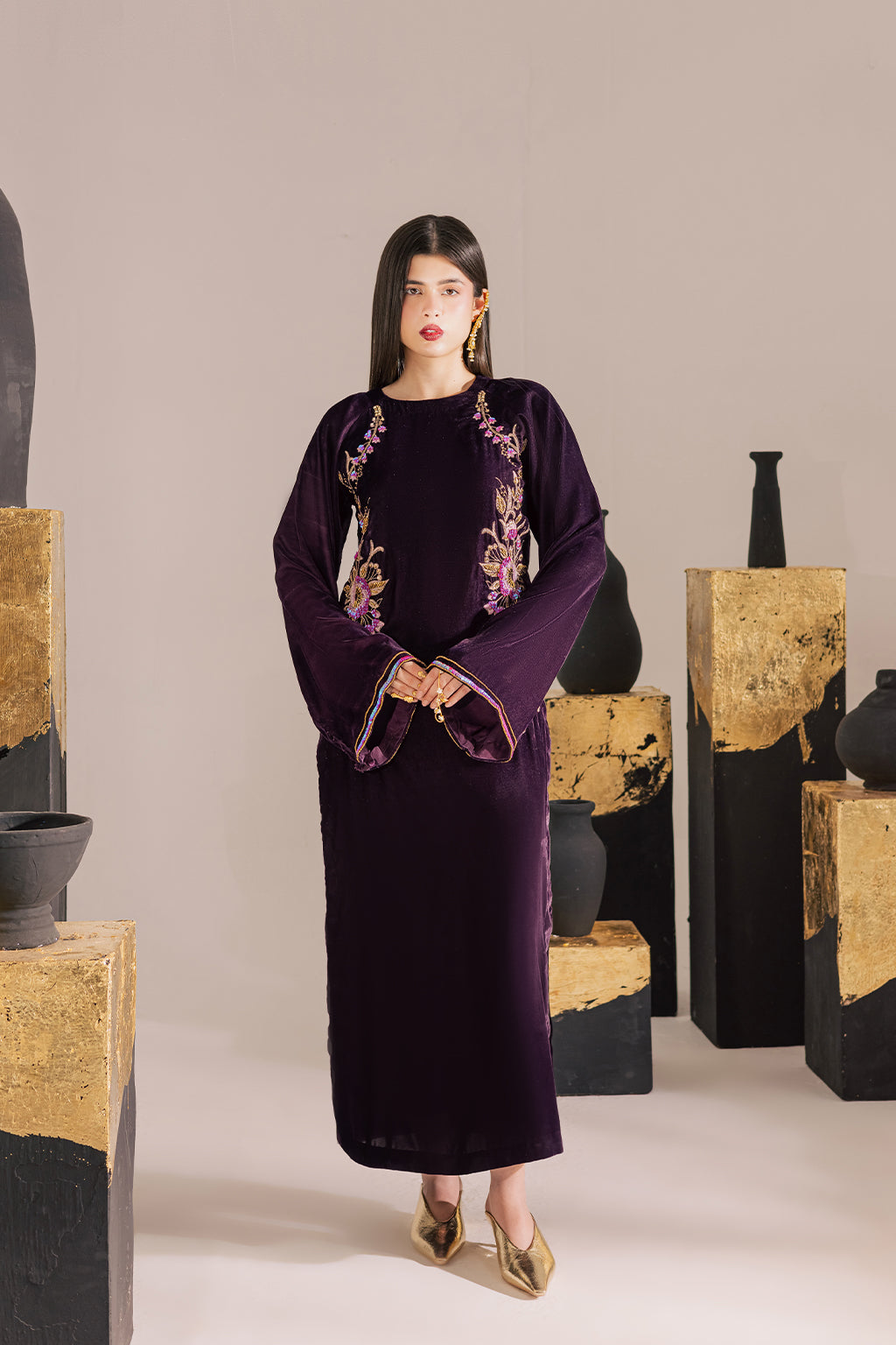 Vanya | Velvet Muse | KV-63 by Vanya - Designer Dress - Type : Ladies Clothes - Available at Saira Sultan - 100% Original 