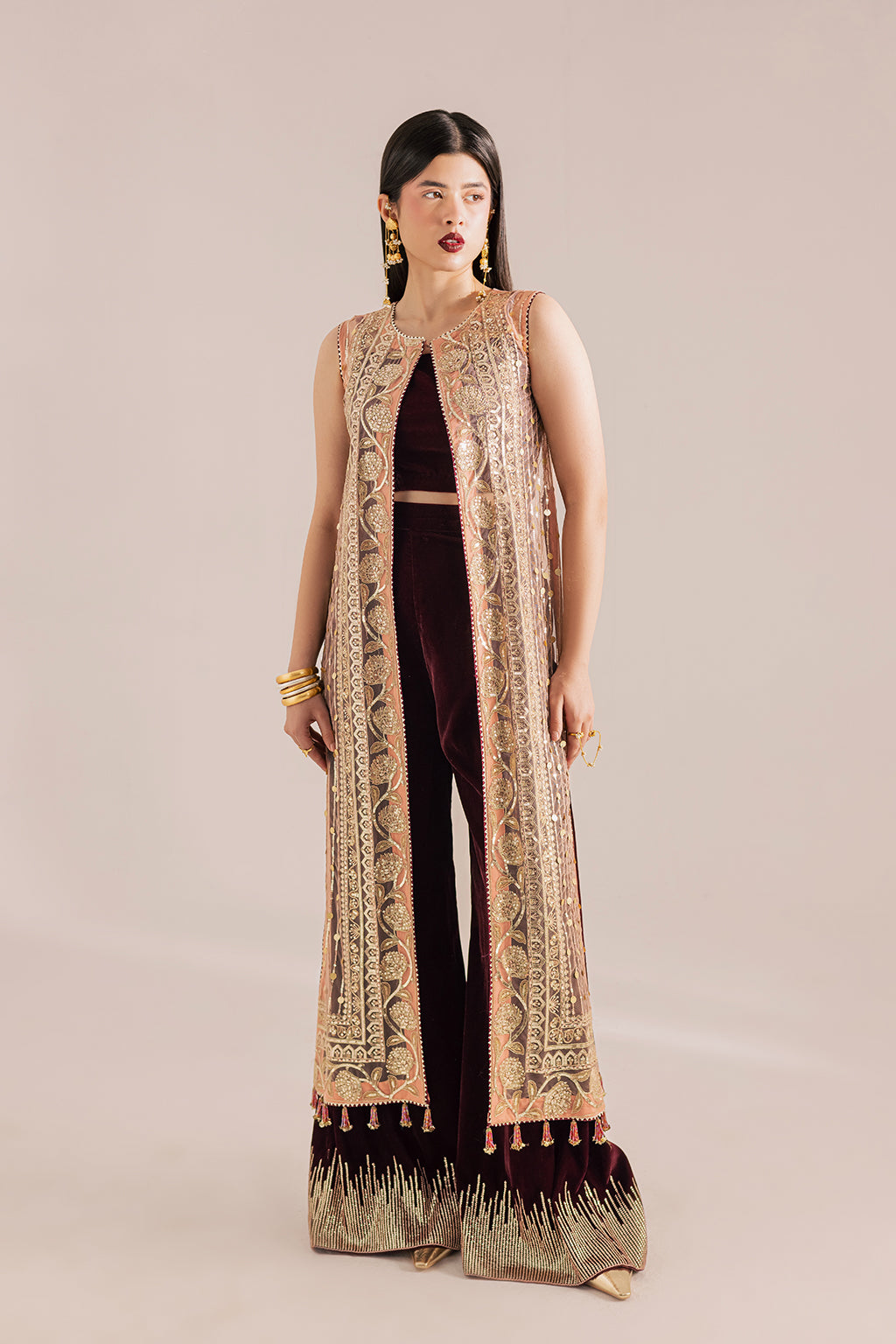 Vanya | Velvet Muse | KV-64 by Vanya - Designer Dress - Type : Ladies Clothes - Available at Saira Sultan - 100% Original 