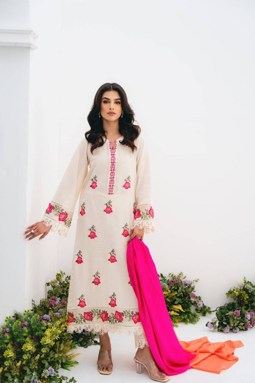 Vintage | Eid Edit 24 | Aiza - Pakistani Designer Dress - by Vintage | Type: Luxury - 100% Original at Saira Sultan