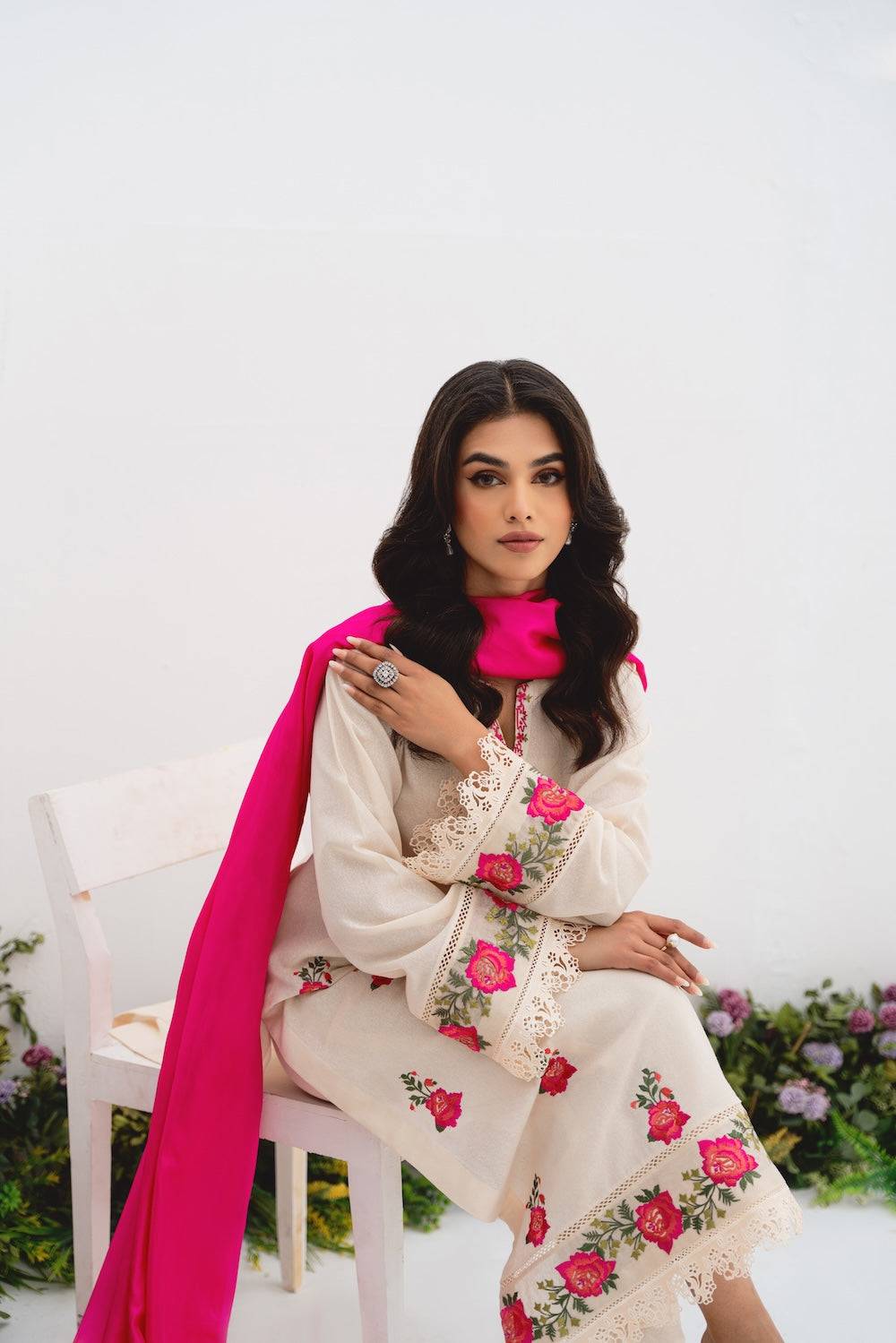 Vintage | Eid Edit 24 | Aiza - Pakistani Designer Dress - by Vintage | Type: Luxury - 100% Original at Saira Sultan
