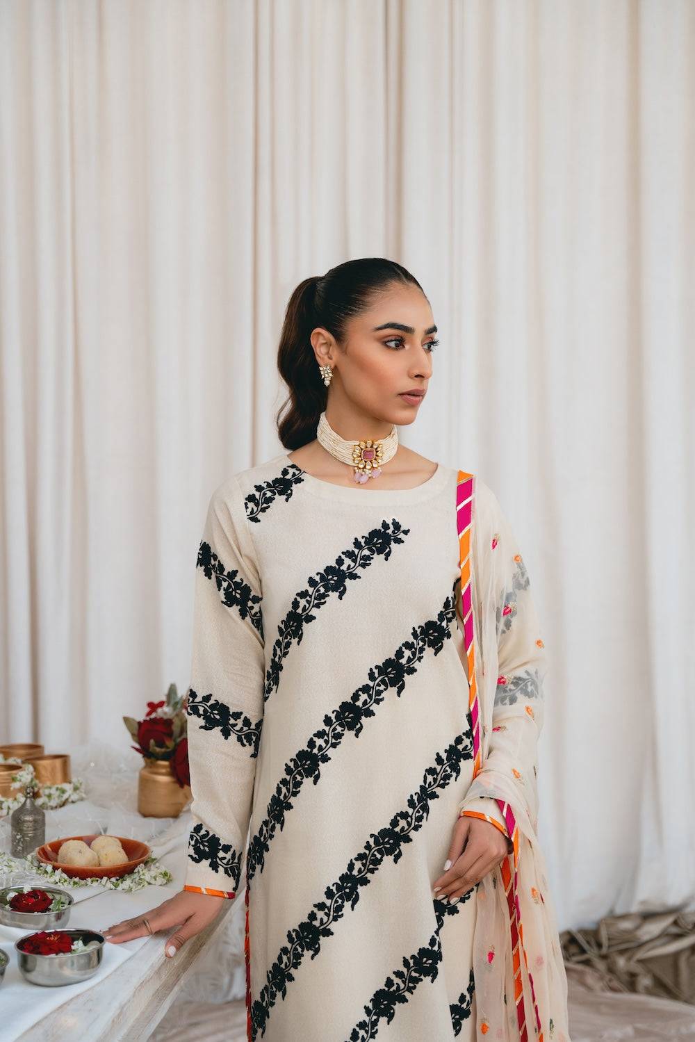 Vintage | Eid Edit 24 | Izna - Pakistani Designer Dress - by Vintage | Type: Luxury - 100% Original at Saira Sultan