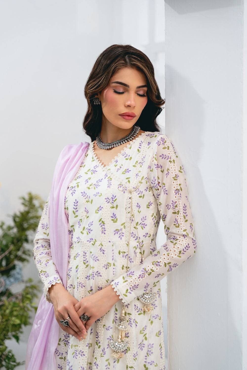 Vintage | Eid Edit 24 | Noor Anarkali - Pakistani Designer Dress - by Vintage | Type: Luxury - 100% Original at Saira Sultan