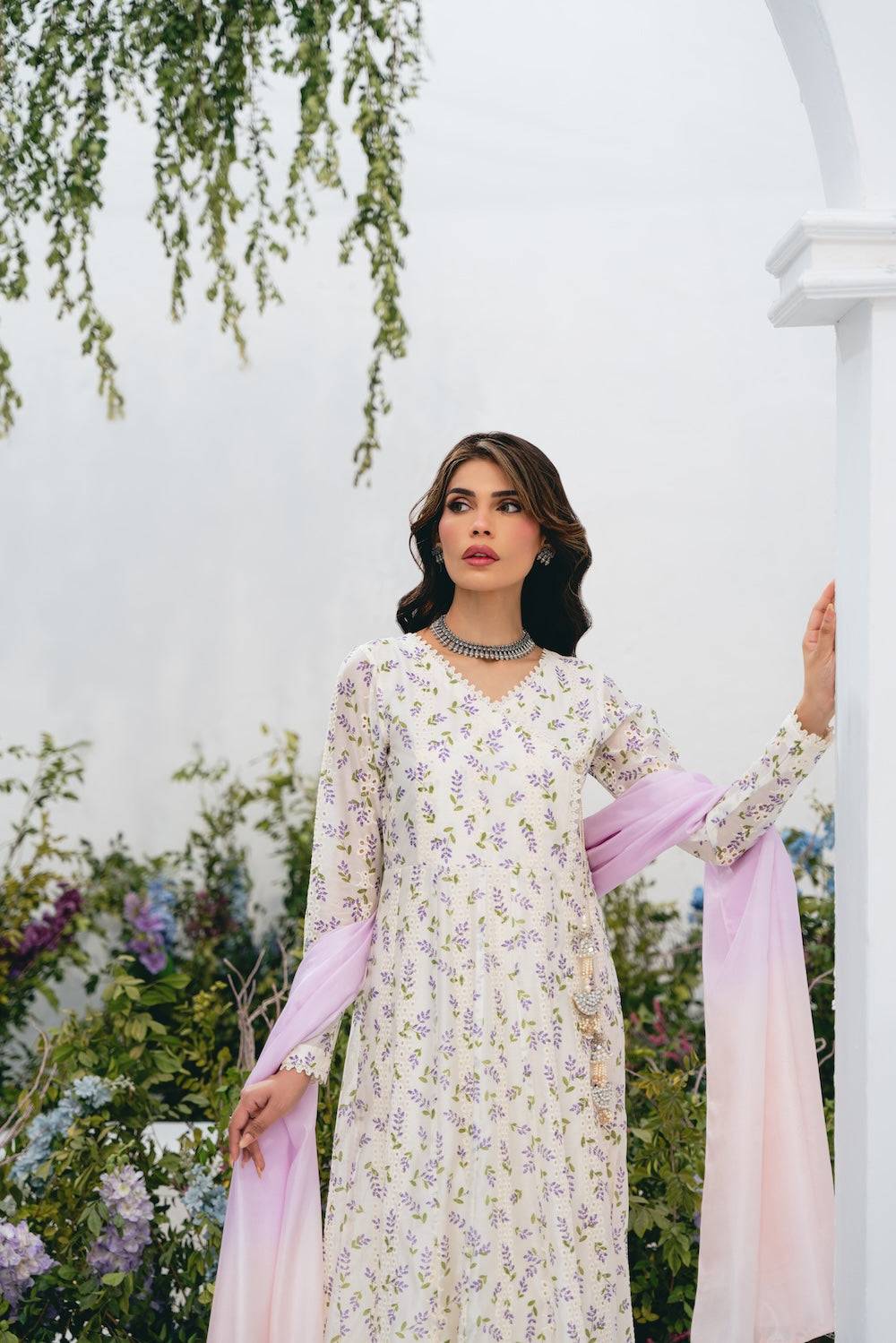 Vintage | Eid Edit 24 | Noor Anarkali - Pakistani Designer Dress - by Vintage | Type: Luxury - 100% Original at Saira Sultan