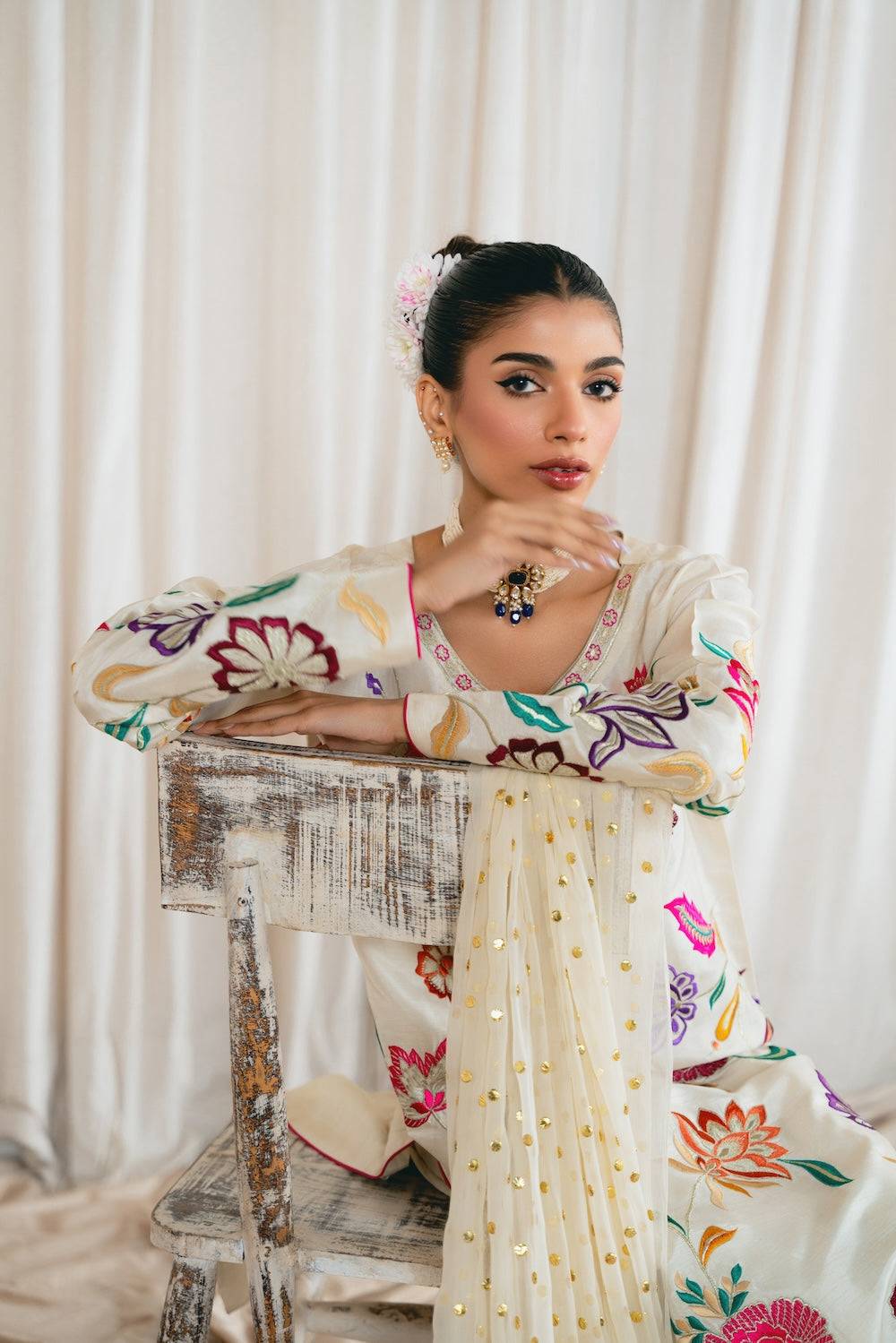 Vintage | Eid Edit 24 | Alisha - Pakistani Designer Dress - by Vintage | Type: Luxury - 100% Original at Saira Sultan
