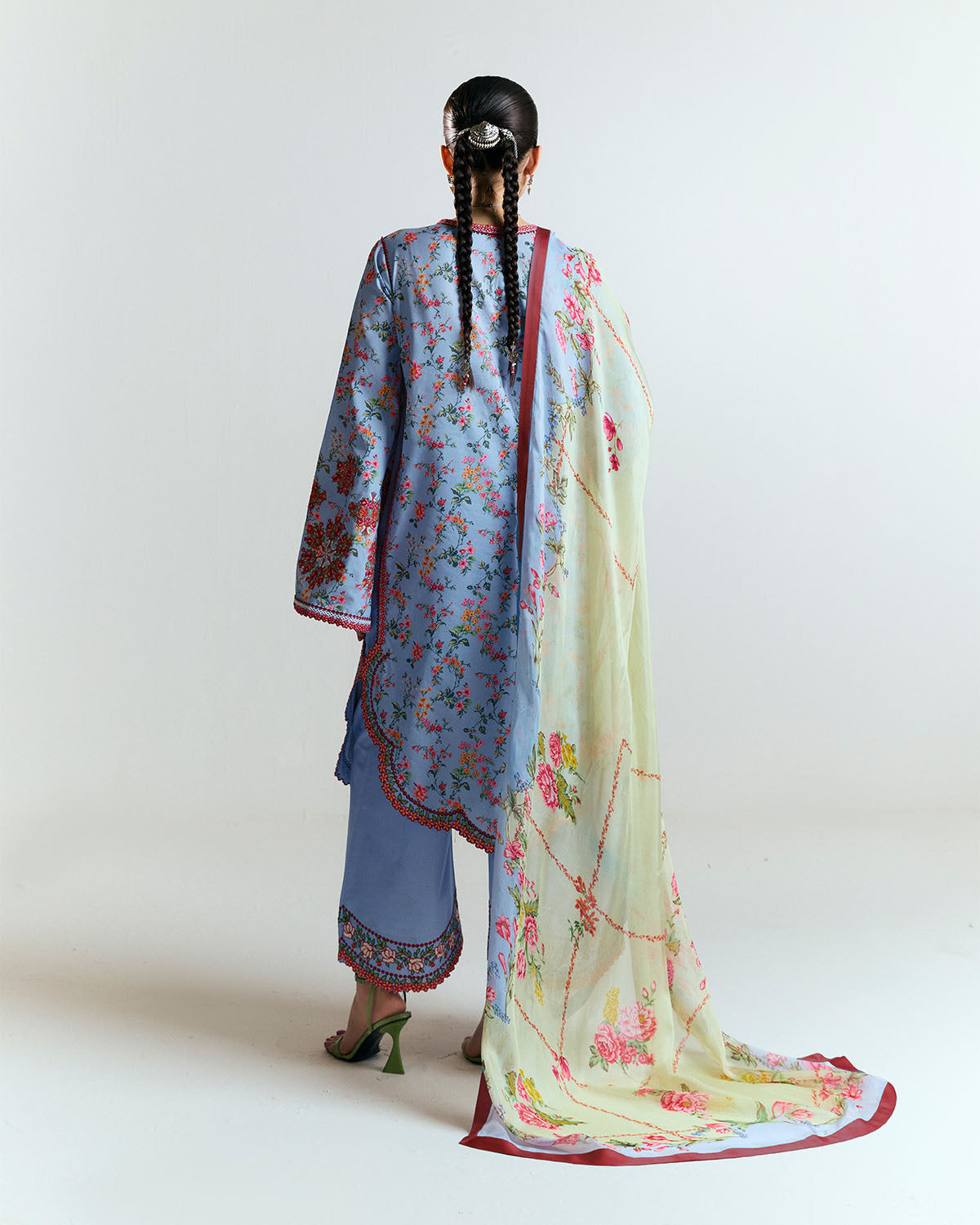 Jugnu | SS 25 | Nyami S Light Blue Cotton
