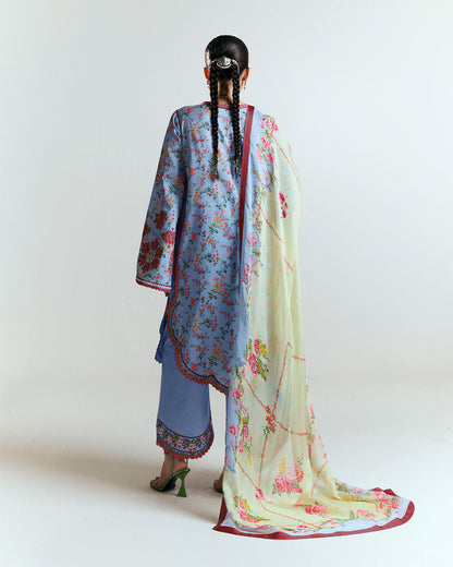 Jugnu | SS 25 | Nyami S Light Blue Cotton