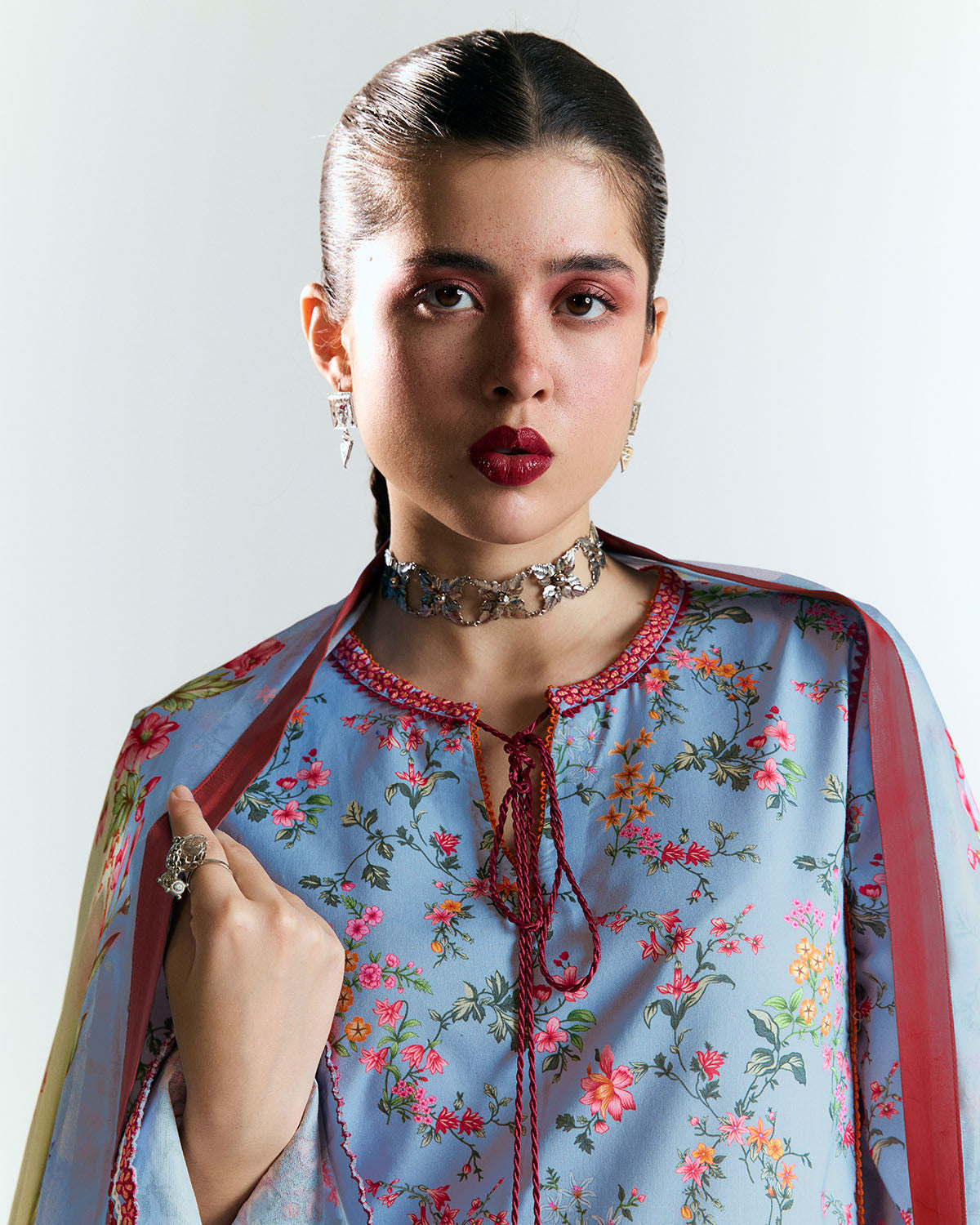 Jugnu | SS 25 | Nyami M Light Blue Cotton