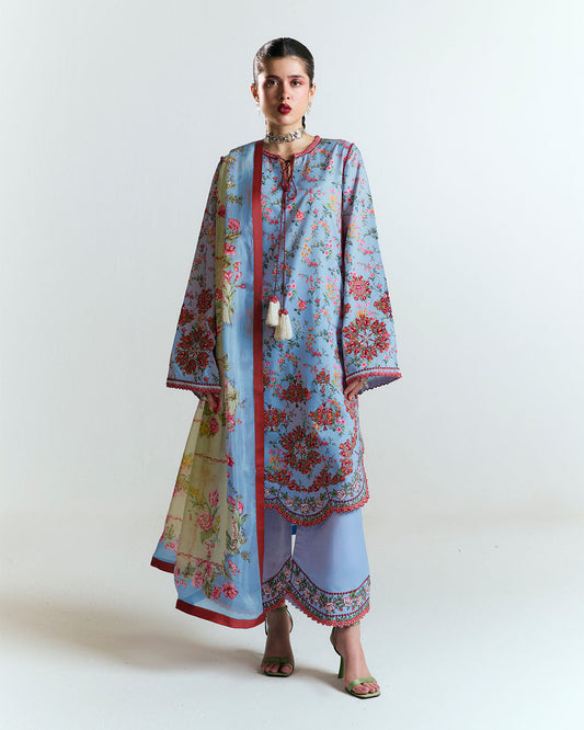 Jugnu | SS 25 | Nyami XS Light Blue Cotton