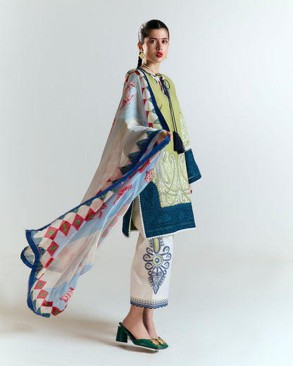 Jugnu | SS 25 | Bia L Mint Green Cotton