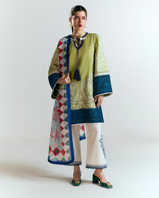 Jugnu | SS 25 | Bia XS Mint Green Cotton