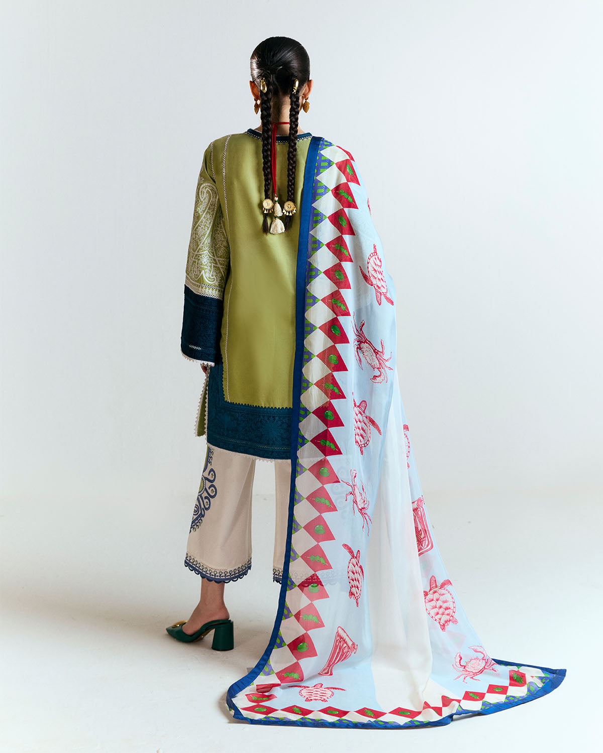 Jugnu | SS 25 | Bia S Mint Green Cotton