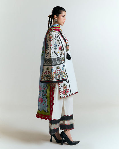 Jugnu | SS 25 | Tiya M Ivory Cotton