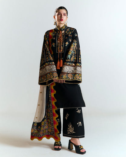Jugnu | SS 25 | Gulbar XS Black Cotton
