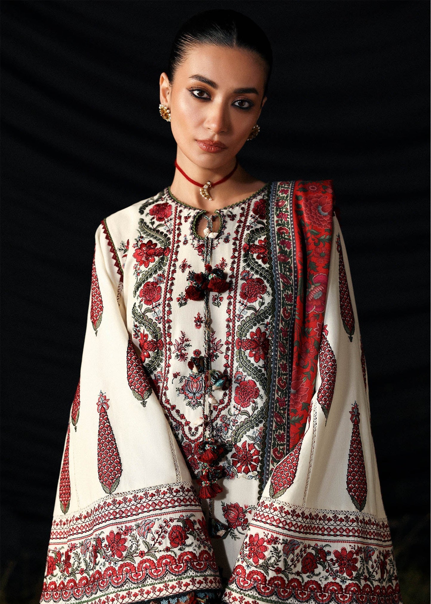 Hussain Rehar | Khaddar 25 | Gulban by Hussain Rehar - Designer Dress - Type : Ladies Clothes - Available at Saira Sultan - 100% Original 