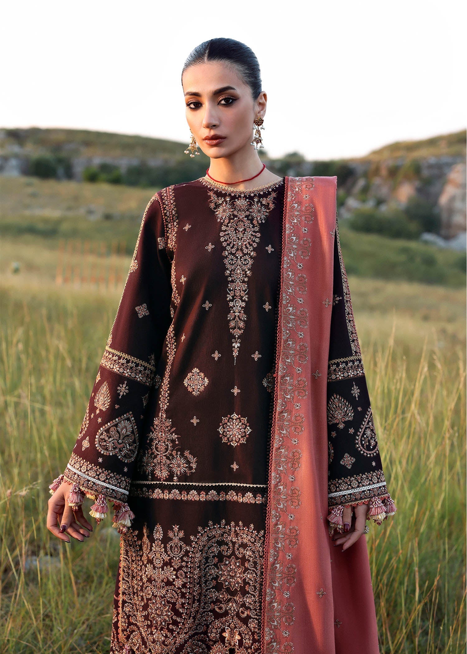 Hussain Rehar | Khaddar 25 | Nazneen by Hussain Rehar - Designer Dress - Type : Ladies Clothes - Available at Saira Sultan - 100% Original 