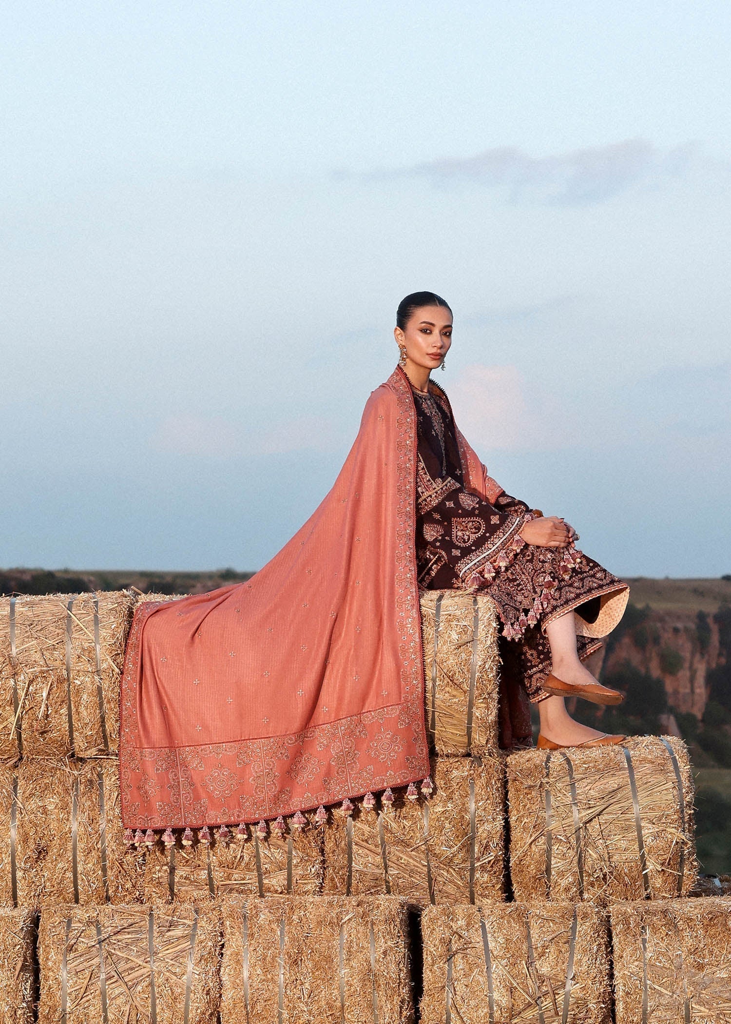 Hussain Rehar | Khaddar 25 | Nazneen by Hussain Rehar - Designer Dress - Type : Ladies Clothes - Available at Saira Sultan - 100% Original 