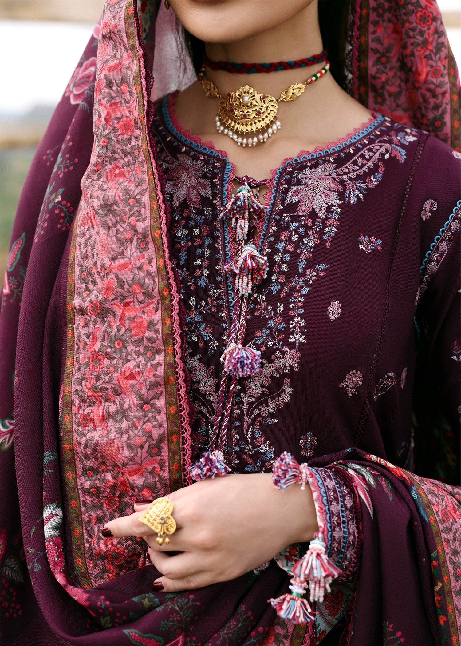 Hussain Rehar | Khaddar 25 | Jamni by Hussain Rehar - Designer Dress - Type : Ladies Clothes - Available at Saira Sultan - 100% Original 