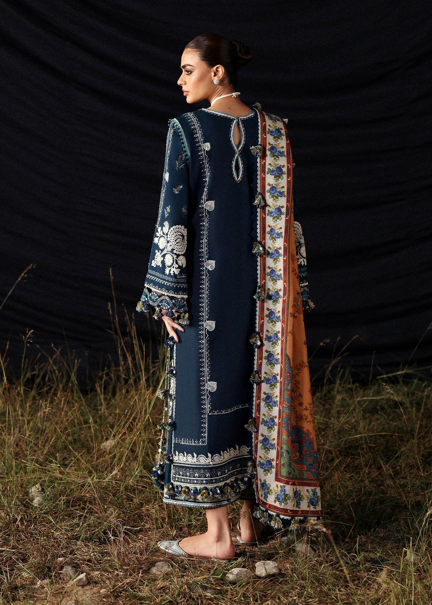 Hussain Rehar | Khaddar 25 | Chashm-e-Bahr by Hussain Rehar - Designer Dress - Type : Ladies Clothes - Available at Saira Sultan - 100% Original 