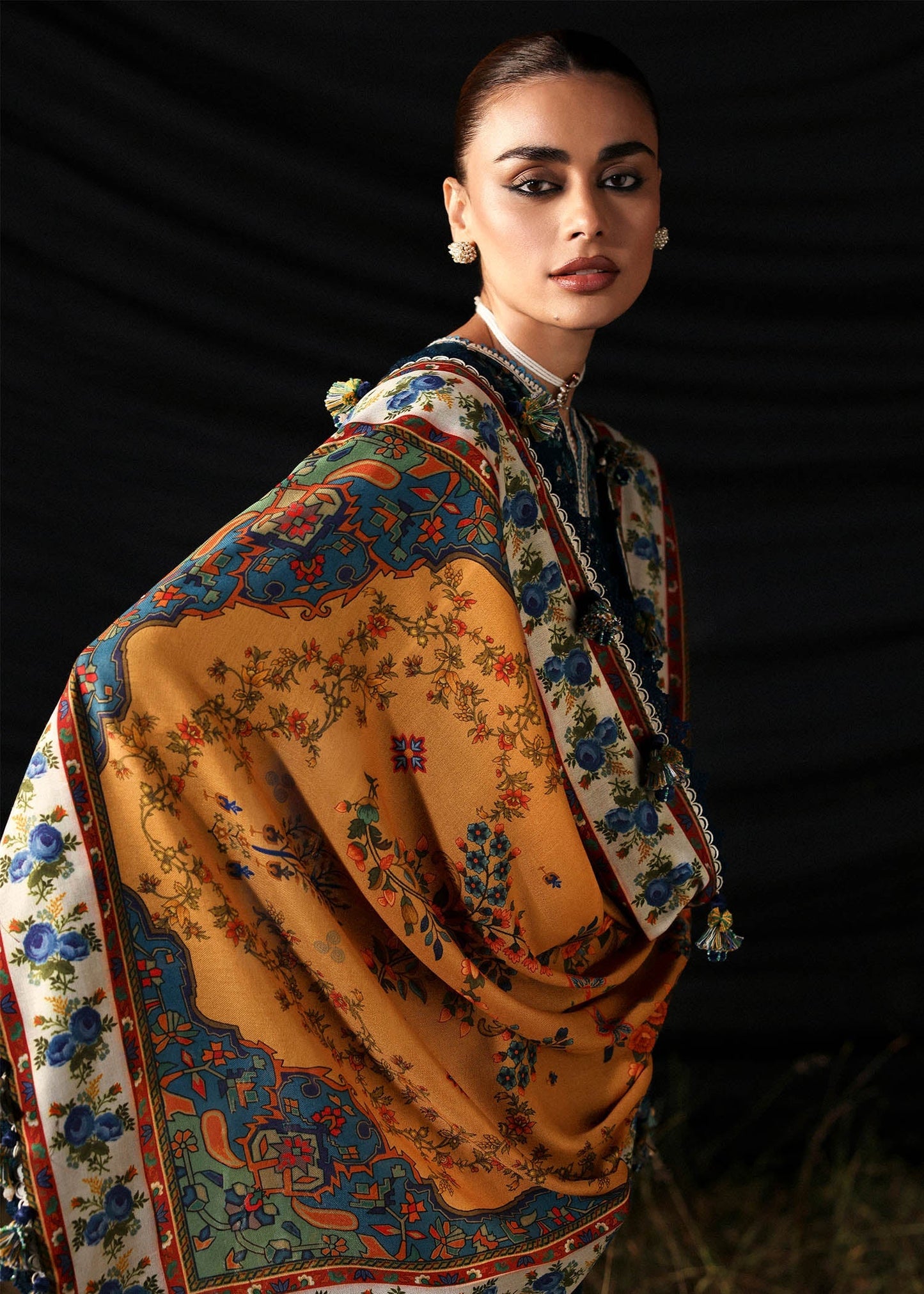 Hussain Rehar | Khaddar 25 | Chashm-e-Bahr by Hussain Rehar - Designer Dress - Type : Ladies Clothes - Available at Saira Sultan - 100% Original 