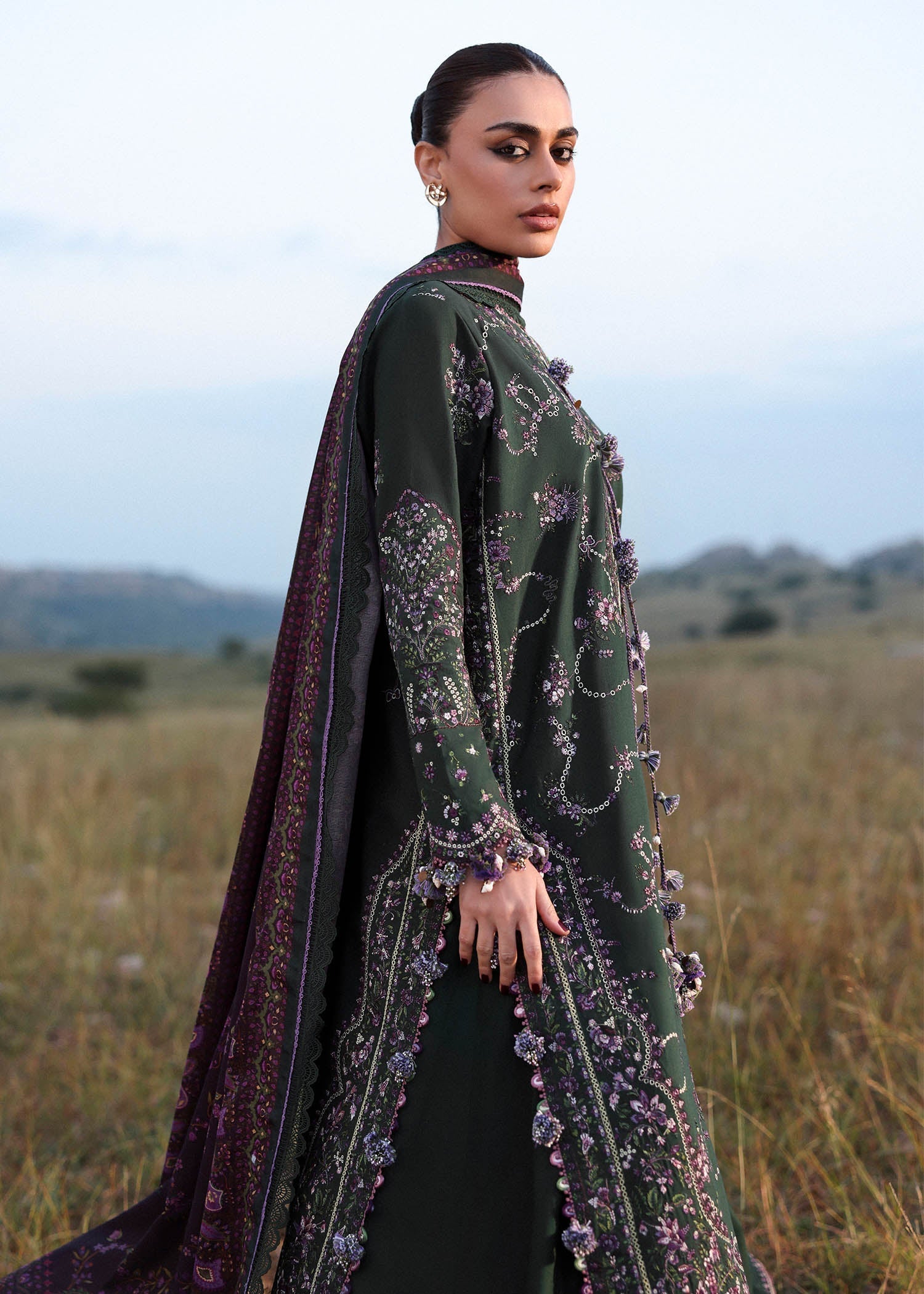 Hussain Rehar | Khaddar 25 | Gulbasi by Hussain Rehar - Designer Dress - Type : Ladies Clothes - Available at Saira Sultan - 100% Original 