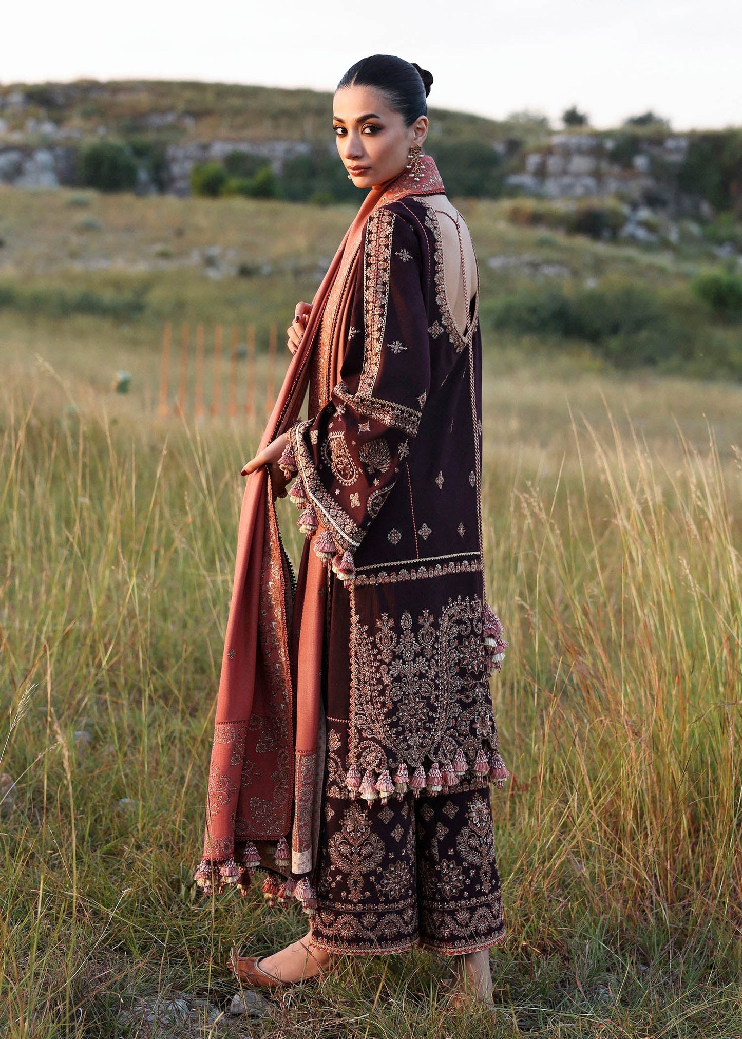 Hussain Rehar | Khaddar 25 | Nazneen by Hussain Rehar - Designer Dress - Type : Ladies Clothes - Available at Saira Sultan - 100% Original 