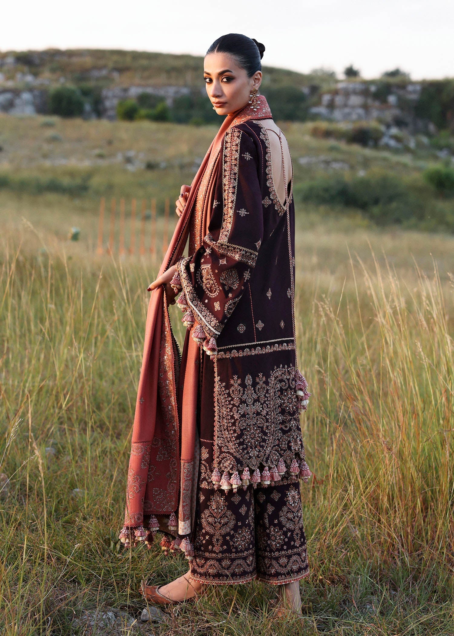 Hussain Rehar | Khaddar 25 | Nazneen by Hussain Rehar - Designer Dress - Type : Ladies Clothes - Available at Saira Sultan - 100% Original 