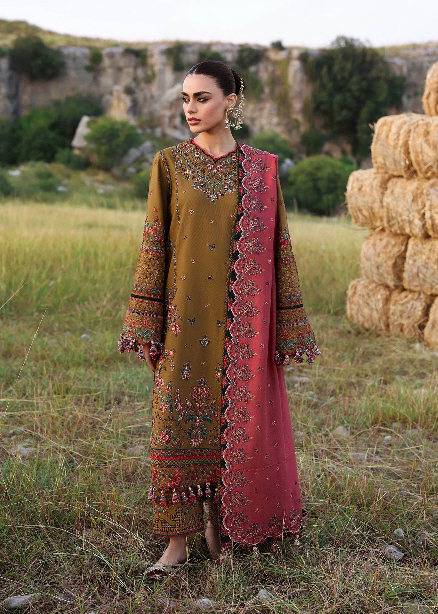 Hussain Rehar | Khaddar 25 | Gitiara by Hussain Rehar - Designer Dress - Type : Ladies Clothes - Available at Saira Sultan - 100% Original 