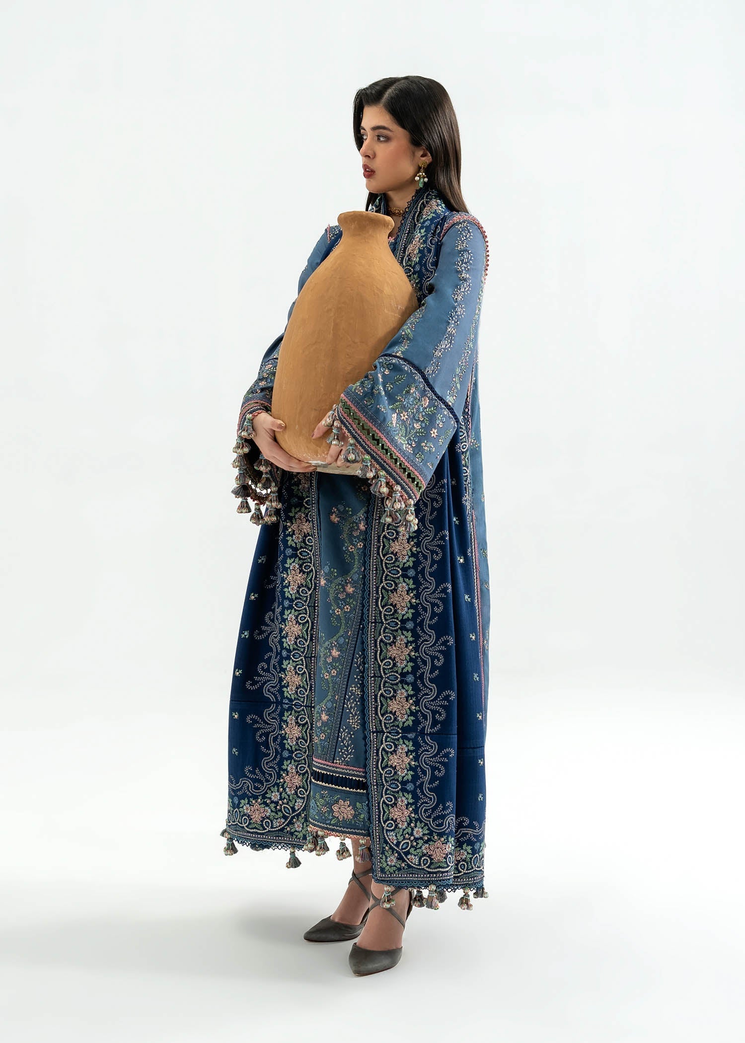 Hussain Rehar | Khaddar 25 | Saya by Hussain Rehar - Designer Dress - Type : Ladies Clothes - Available at Saira Sultan - 100% Original 