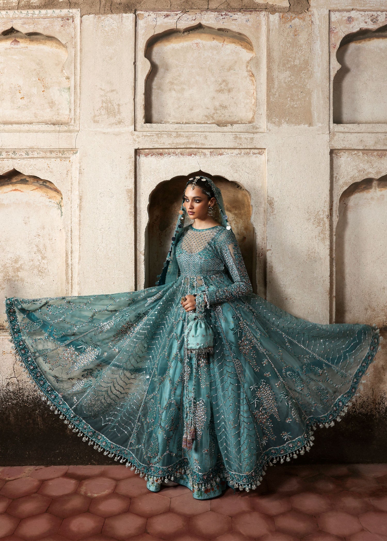 Hussain Rehar | Massarat Formals 25 | Nagma - Pakistani Designer Dress - by Hussain Rehar - Type : Ladies Clothes - 100% Original at Saira Sultan