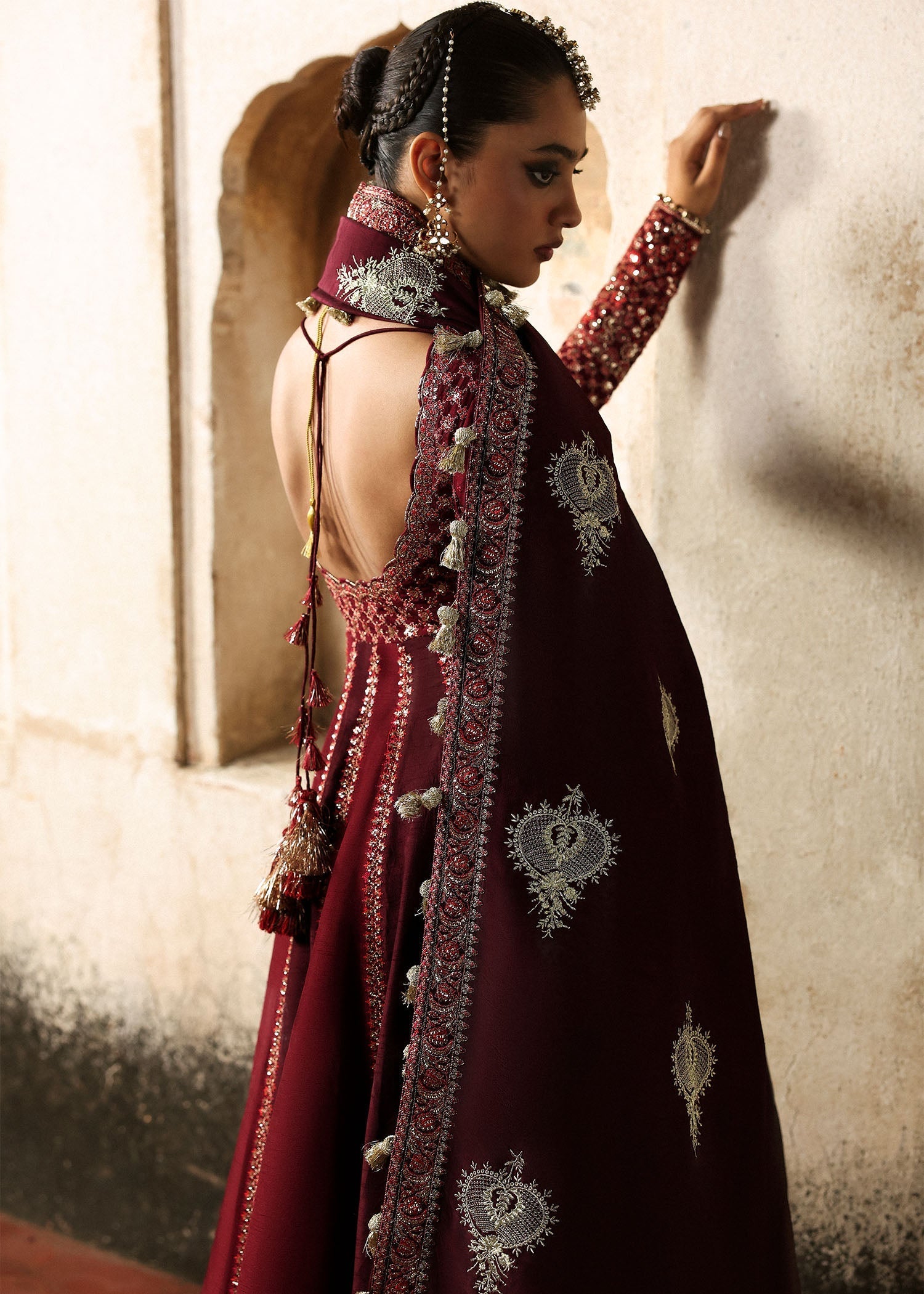 Hussain Rehar | Massarat Formals 25 | Gulnar - Pakistani Designer Dress - by Hussain Rehar - Type : Ladies Clothes - 100% Original at Saira Sultan