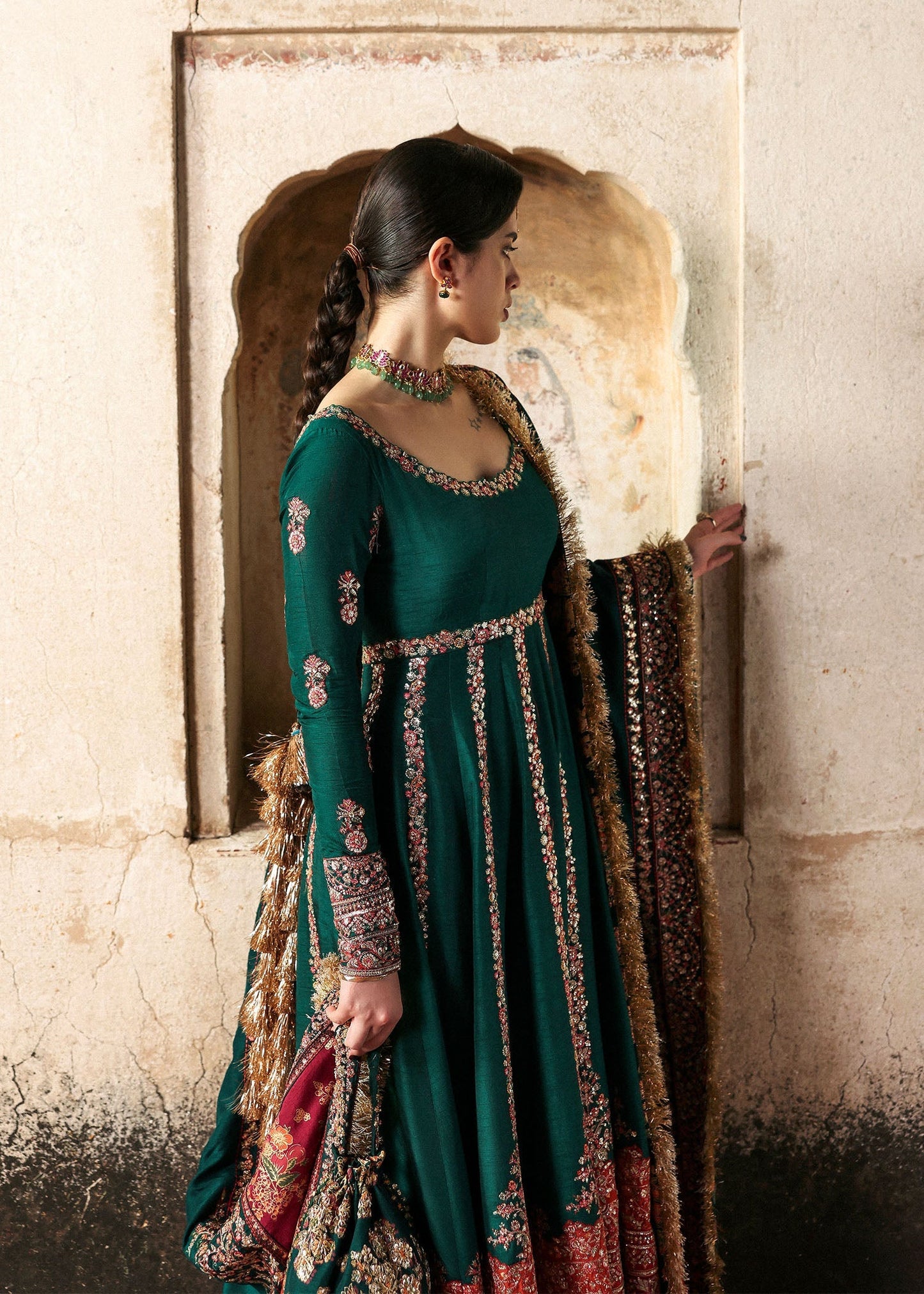 Hussain Rehar | Massarat Formals 25 | Meherunissa - Pakistani Designer Dress - by Hussain Rehar - Type : Ladies Clothes - 100% Original at Saira Sultan