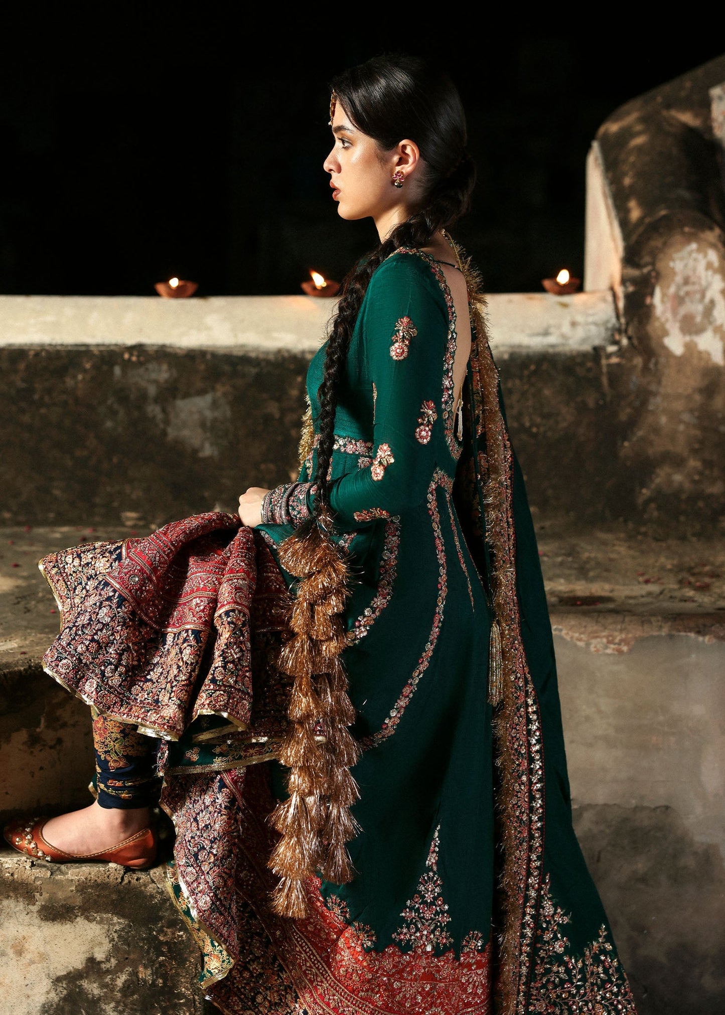 Hussain Rehar | Massarat Formals 25 | Meherunissa - Pakistani Designer Dress - by Hussain Rehar - Type : Ladies Clothes - 100% Original at Saira Sultan