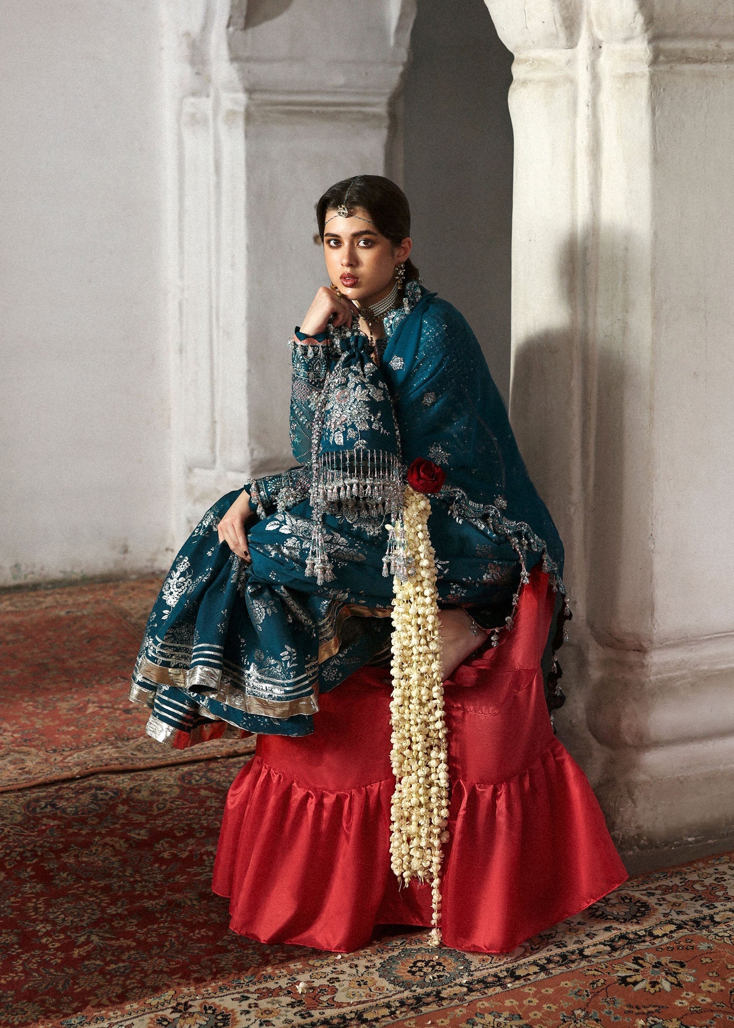 Hussain Rehar | Massarat Formals 25 | Zebunisa - Pakistani Designer Dress - by Hussain Rehar - Type : Ladies Clothes - 100% Original at Saira Sultan