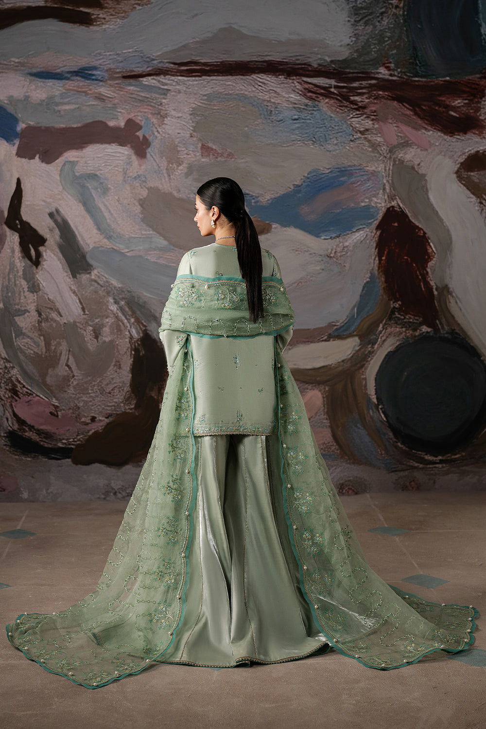 Ayzel | Solaris Wedding Formals 25 | GLOWEN by Ayzel - Designer Dress - Type : Ladies Clothes - Available at Saira Sultan - 100% Original 