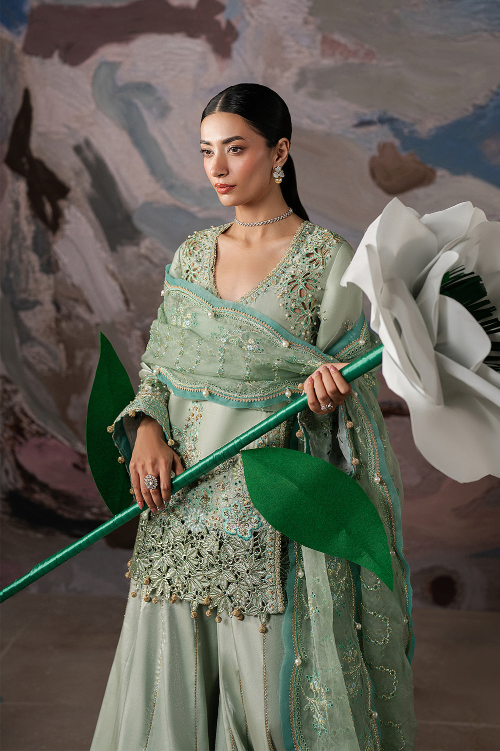 Ayzel | Solaris Wedding Formals 25 | GLOWEN by Ayzel - Designer Dress - Type : Ladies Clothes - Available at Saira Sultan - 100% Original 