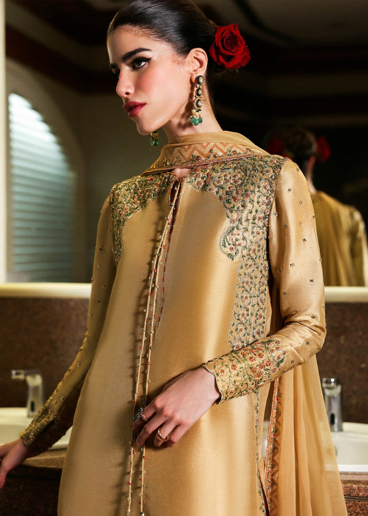 Hussain Rehar I The Scent Luxury Pret 25 I Delune - Pakistani Designer Dress - by Hussain Rehar - Type : Ladies Clothes - 100% Original at Saira Sultan