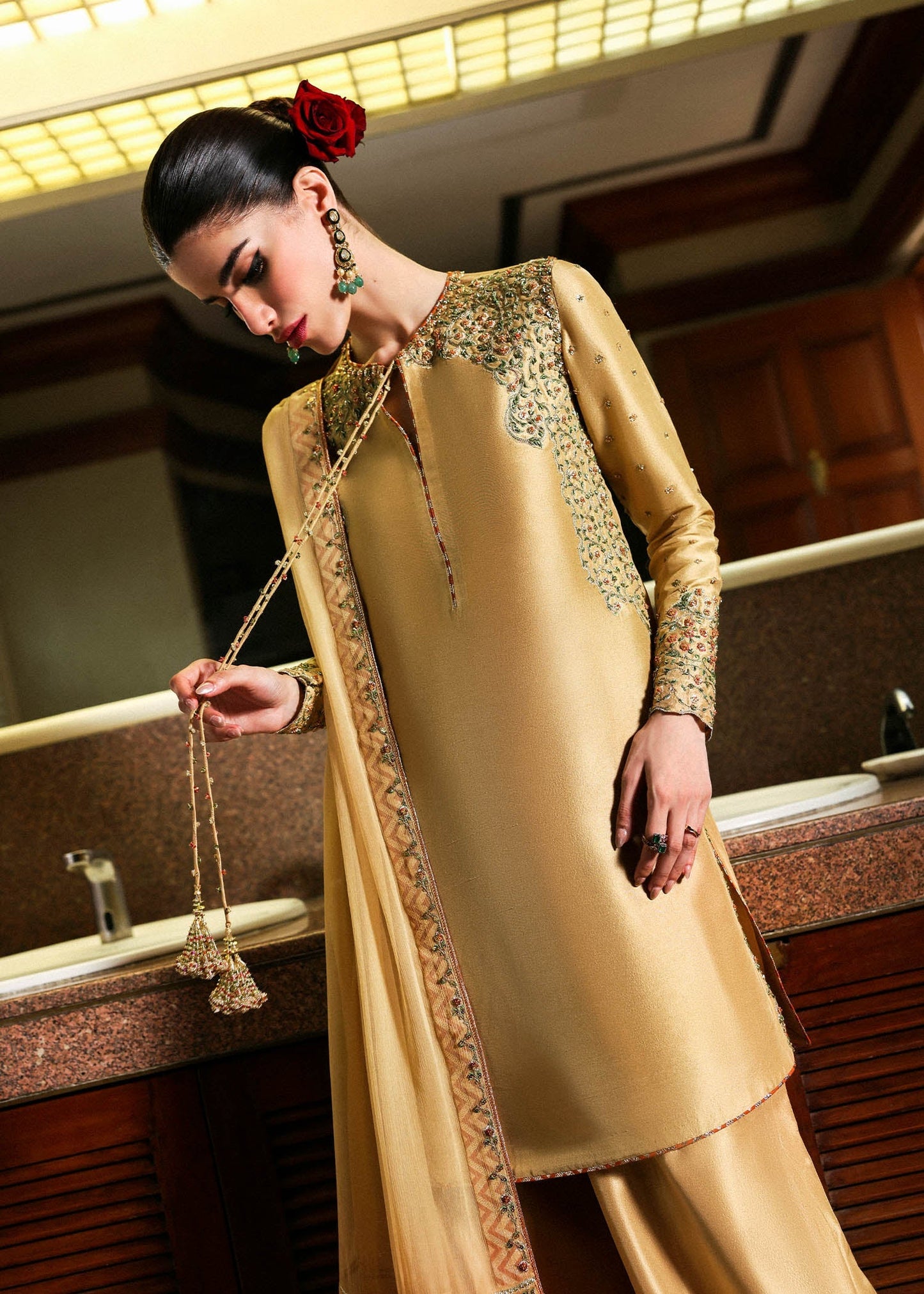 Hussain Rehar I The Scent Luxury Pret 25 I Delune - Pakistani Designer Dress - by Hussain Rehar - Type : Ladies Clothes - 100% Original at Saira Sultan