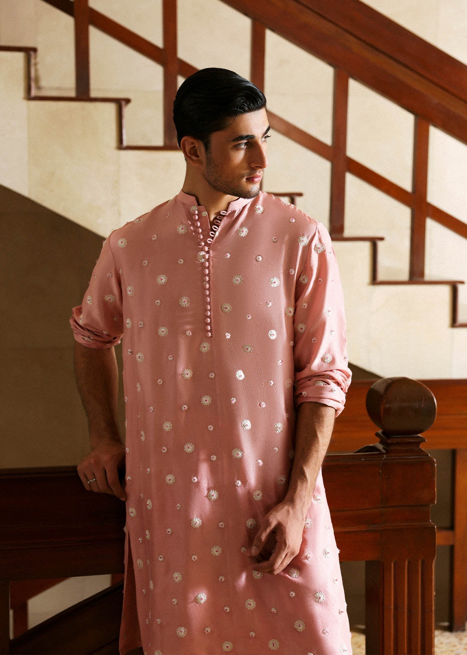 Hussain Rehar I The Scent Luxury Pret 25 I Aven - Pakistani Designer Dress - by Hussain Rehar - Type : MensWear - 100% Original at Saira Sultan