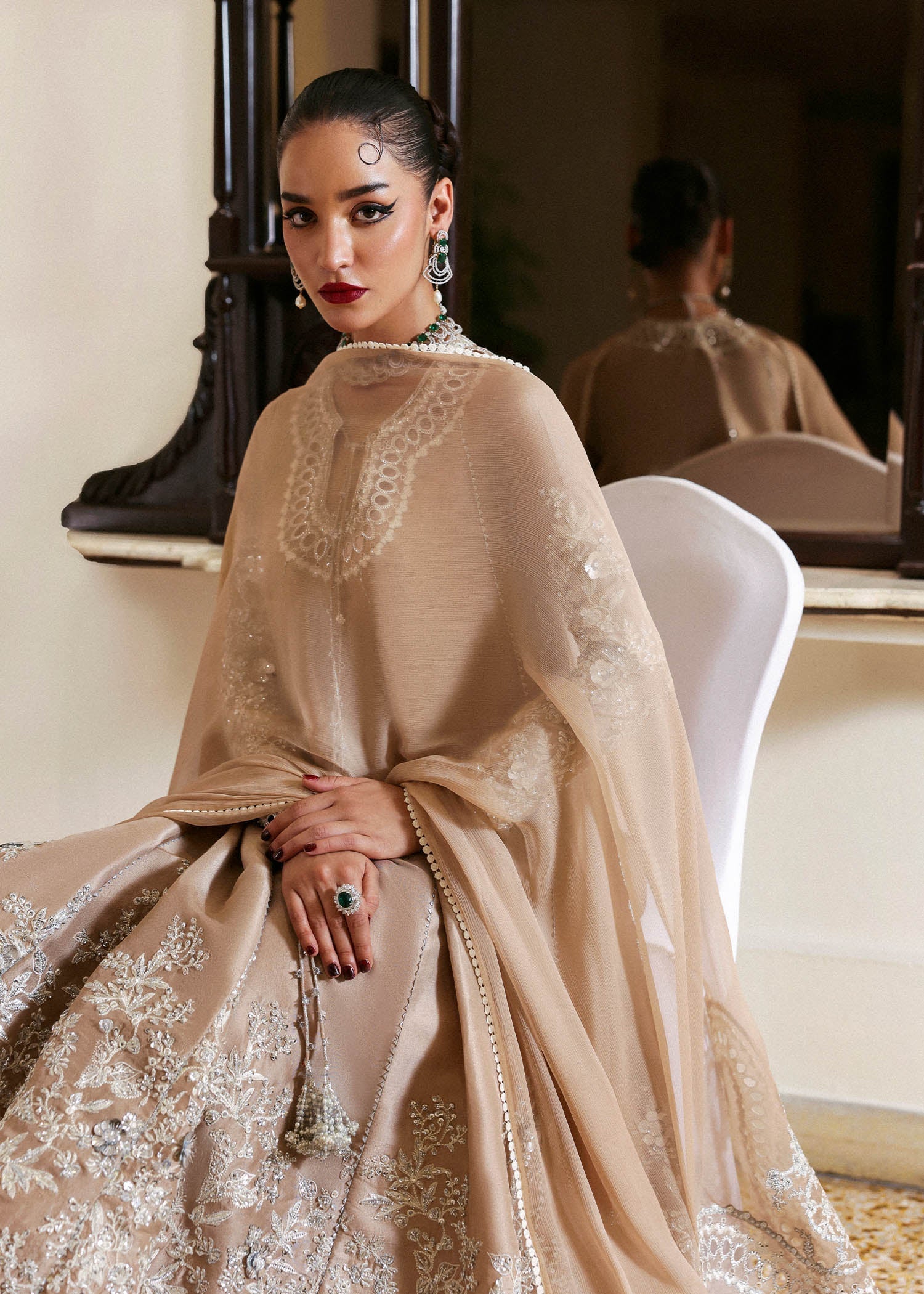Hussain Rehar I The Scent Luxury Pret 25 I Aeris - Pakistani Designer Dress - by Hussain Rehar - Type : Ladies Clothes - 100% Original at Saira Sultan