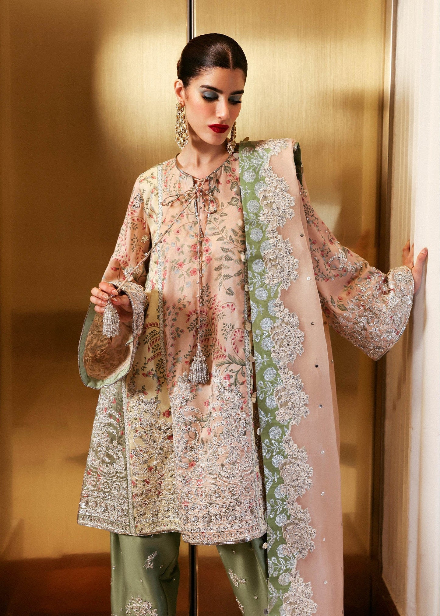 Hussain Rehar I The Scent Luxury Pret 25 I Reve - Pakistani Designer Dress - by Hussain Rehar - Type : Ladies Clothes - 100% Original at Saira Sultan