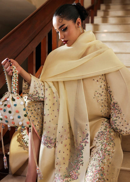 Hussain Rehar I The Scent Luxury Pret 25 I Ciel - Pakistani Designer Dress - by Hussain Rehar - Type : Ladies Clothes - 100% Original at Saira Sultan