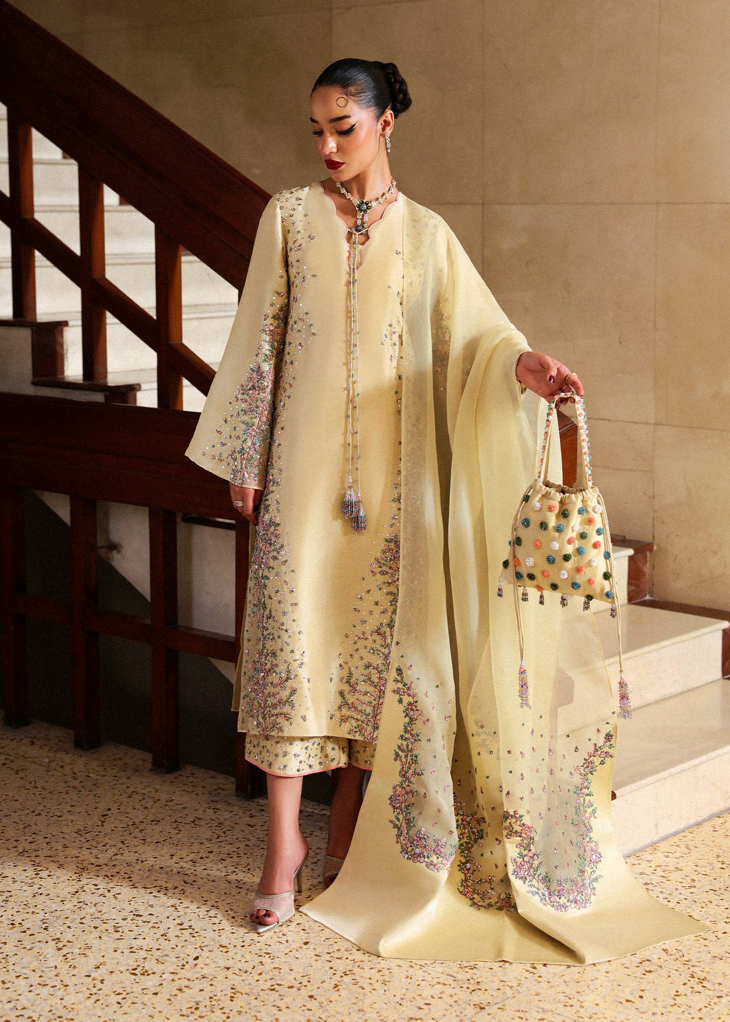 Hussain Rehar I The Scent Luxury Pret 25 I Ciel - Pakistani Designer Dress - by Hussain Rehar - Type : Ladies Clothes - 100% Original at Saira Sultan