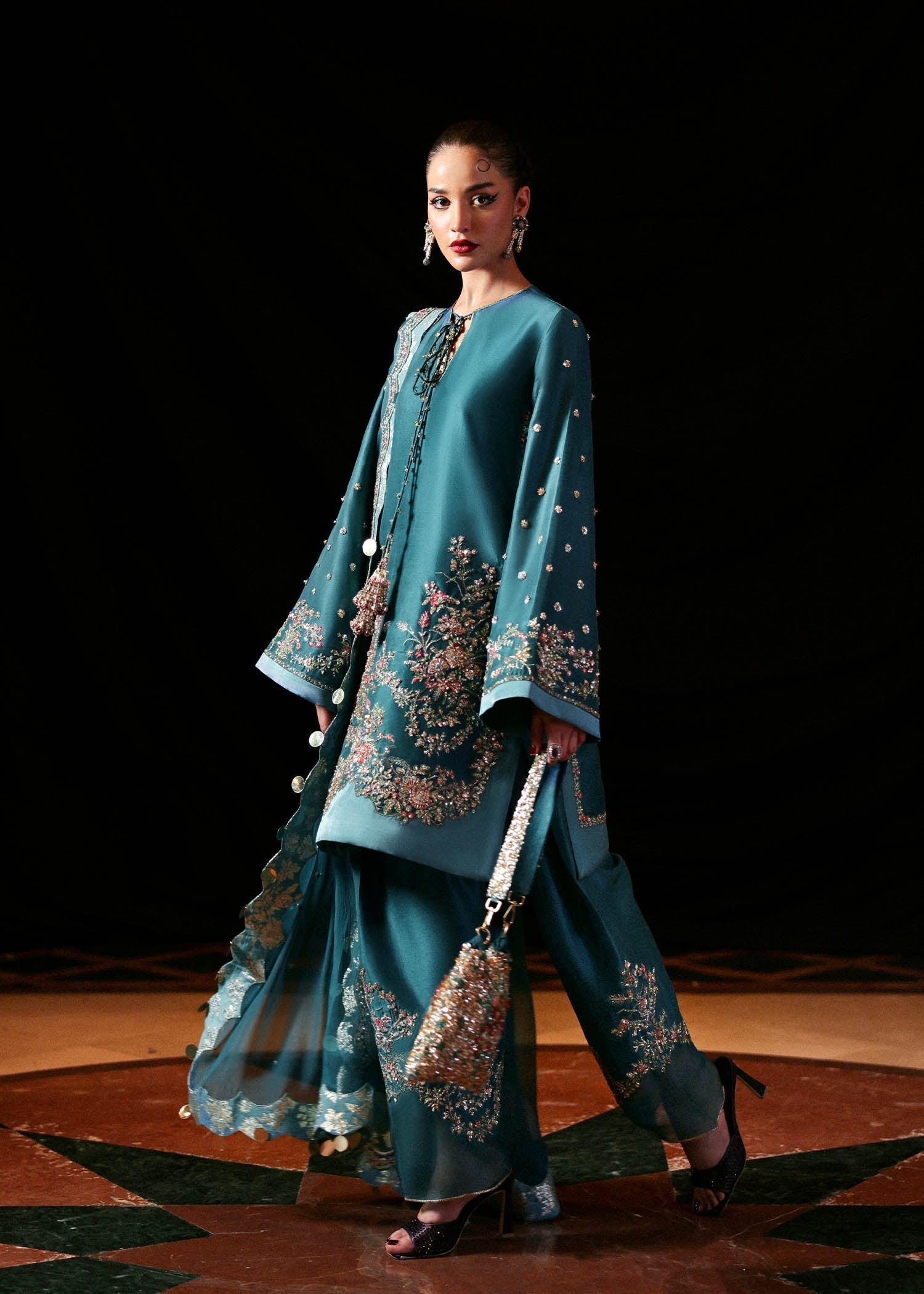 Hussain Rehar I The Scent Luxury Pret 25 I Verta - Pakistani Designer Dress - by Hussain Rehar - Type : Ladies Clothes - 100% Original at Saira Sultan