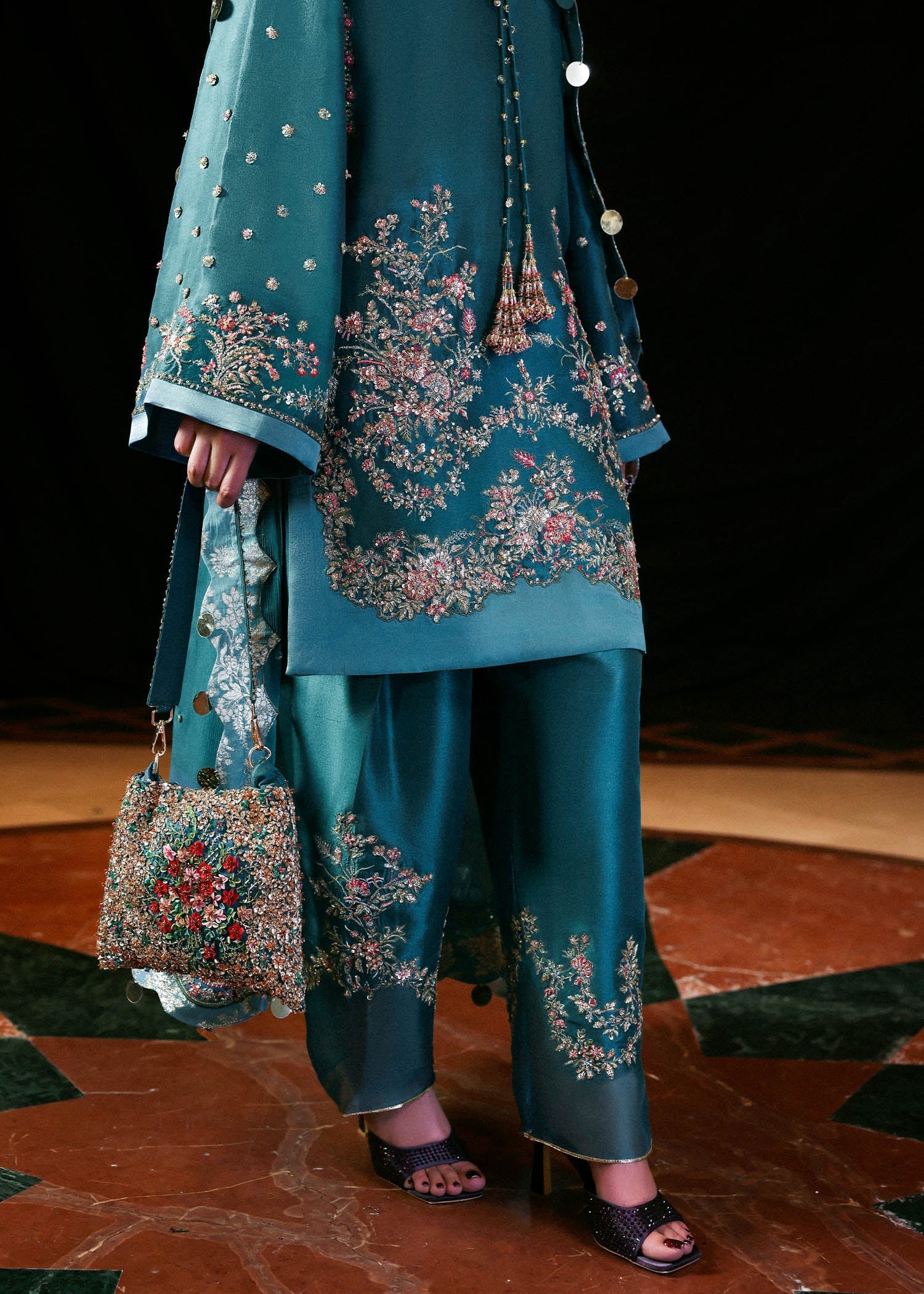 Hussain Rehar I The Scent Luxury Pret 25 I Verta - Pakistani Designer Dress - by Hussain Rehar - Type : Ladies Clothes - 100% Original at Saira Sultan