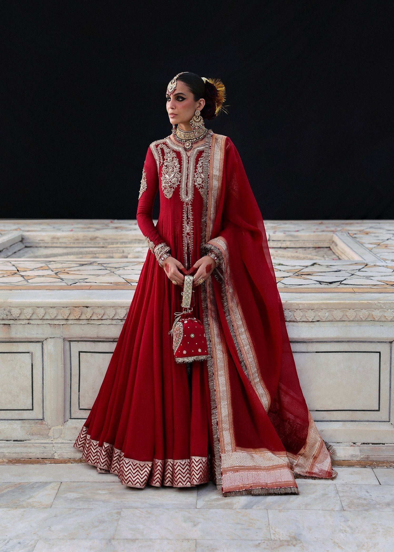 Hussain Rehar I Dilruba Bridals | Dilrubah - Pakistani Designer Dress - by Hussain Rehar - Type : Ladies Clothes - 100% Original at Saira Sultan