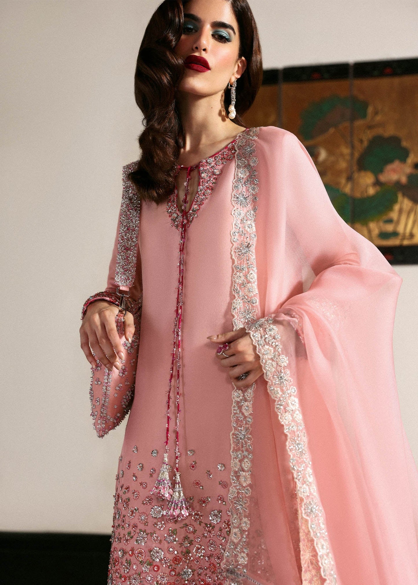 Hussain Rehar I The Scent Luxury Pret 25 I Evara - Pakistani Designer Dress - by Hussain Rehar - Type : Ladies Clothes - 100% Original at Saira Sultan
